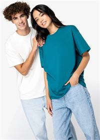T-SHIRT UNISEX CON SPALLE CASCANTI